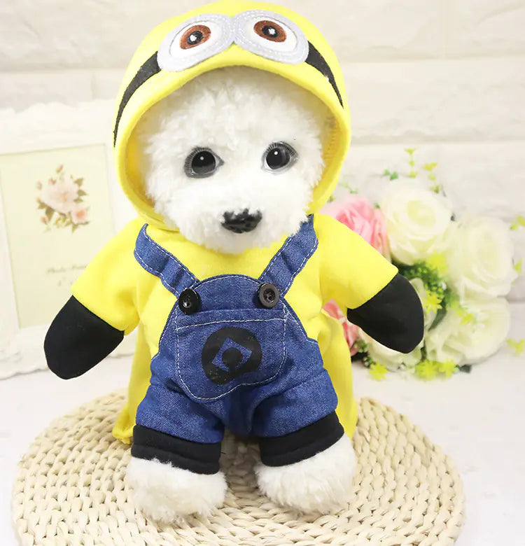 Pets Minion Costume for Dogs and Cats