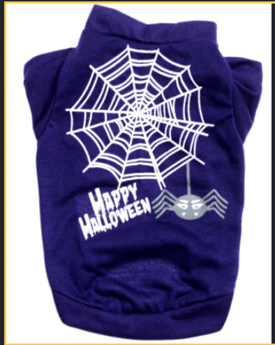 Cartoon Print T-Shirt for Dogs - Spring/Summer Costumes