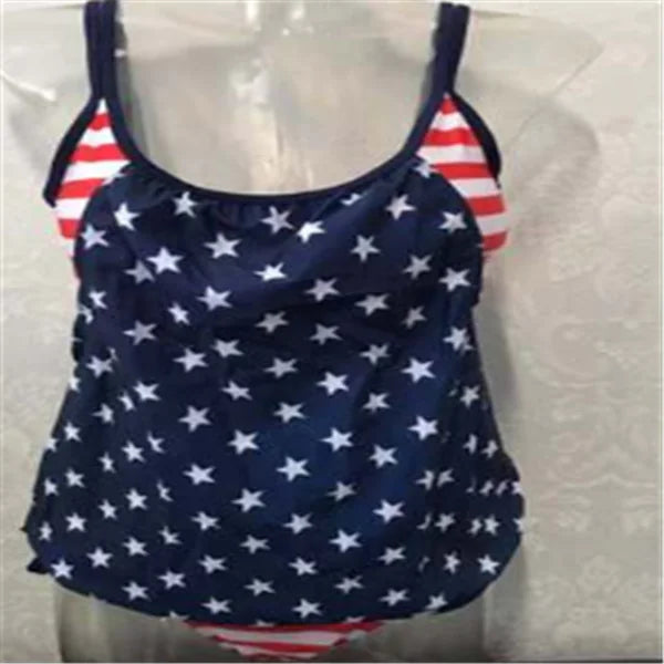 Women's Striped Two-Piece Swimsuit in Multiple Colors