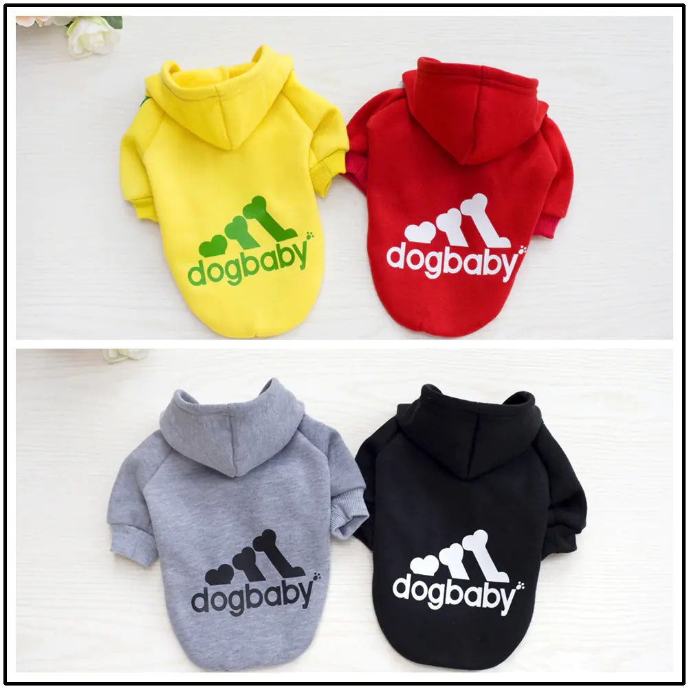 DogBaby Autumn Winter Sports Hoodie for Pets