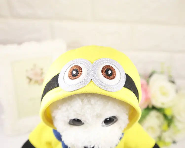 Pets Minion Costume for Dogs and Cats