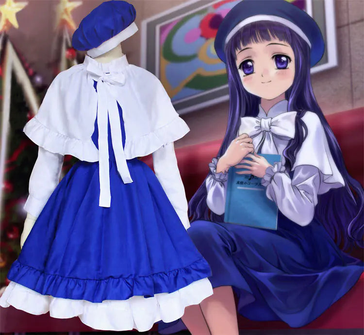 "Chiyo Sakura Dress - Long Singer Costume from Anime"