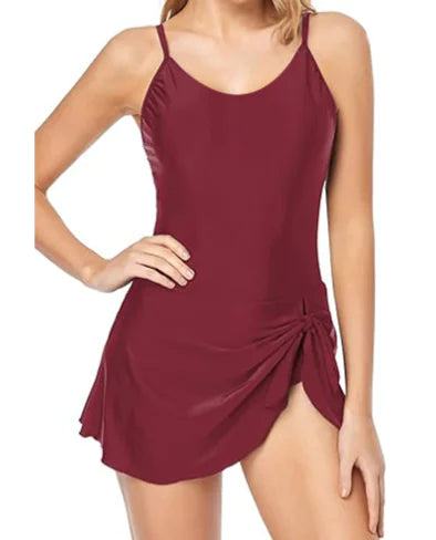 Plus Size Women's Tummy Control One Piece Swimsuit