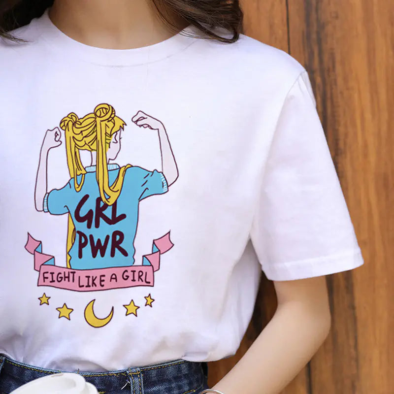 Totoro Harajuku T-Shirt for Women - 90's Anime Style