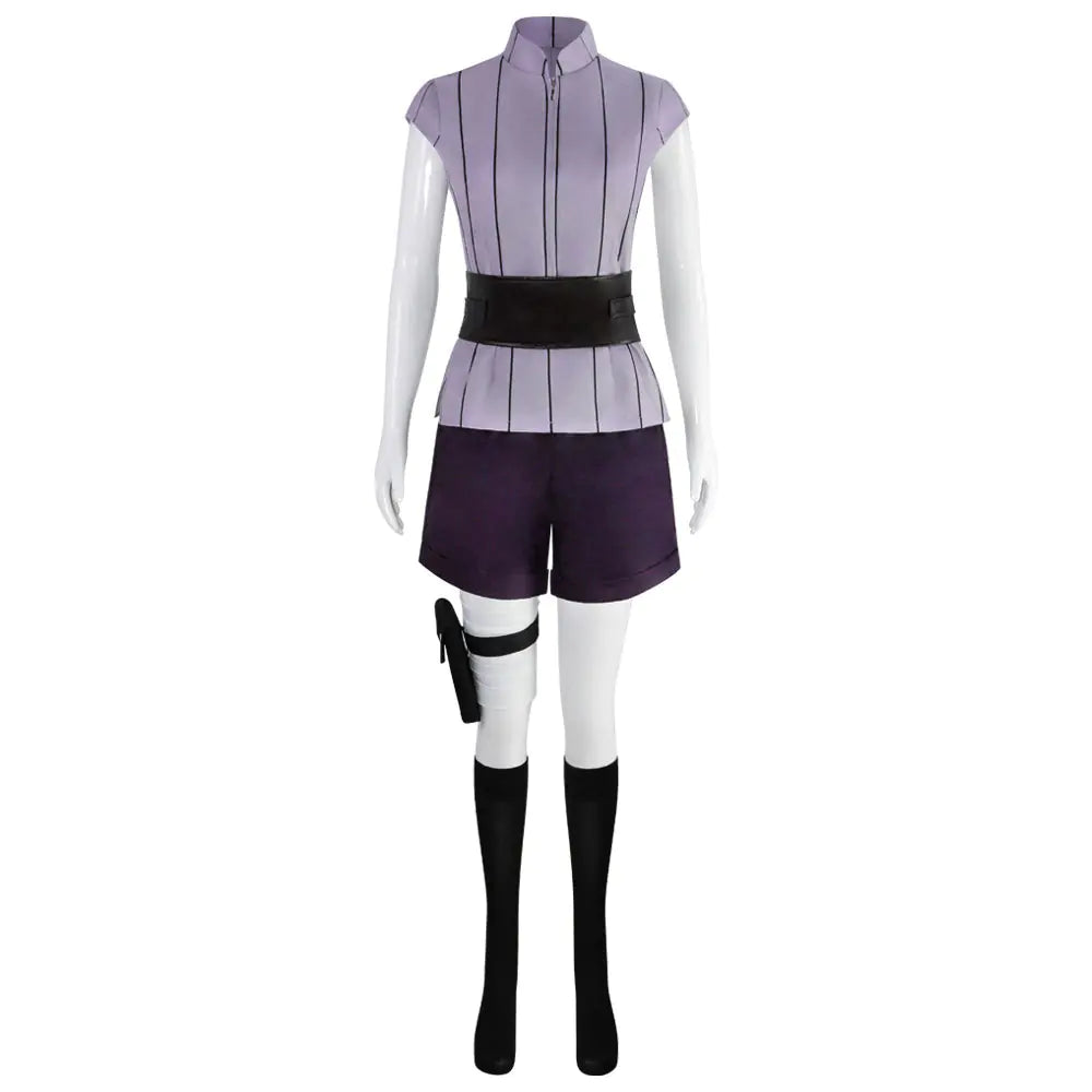 Halloween Anime Ninja Hinata Cosplay Costume Outfit