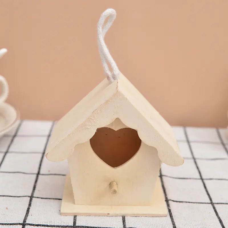 Wooden Birdhouse Outdoor Hanging Nest for Pets