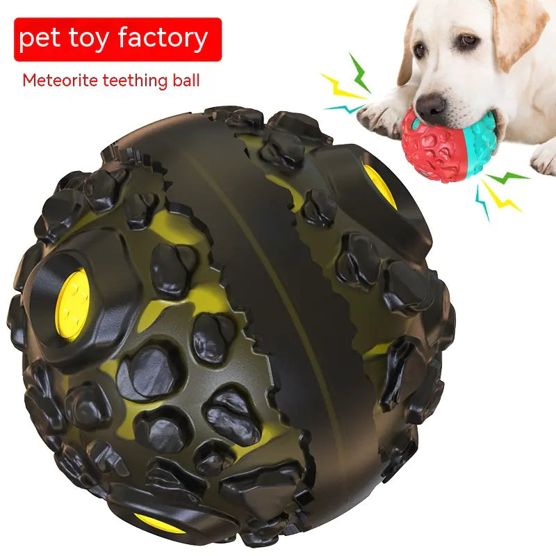 Meteorite Sound Teether Ball Dog Toy for Pets