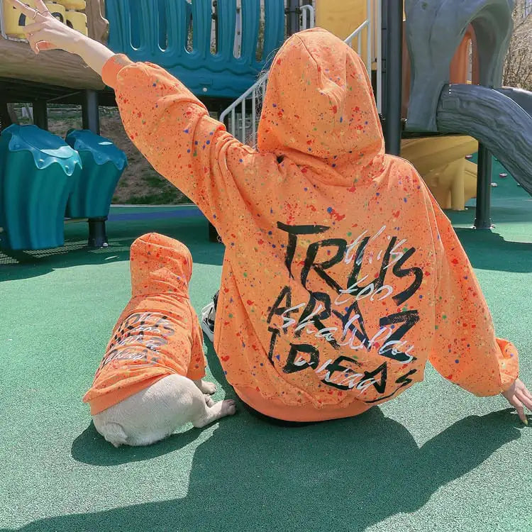 Pet Parent-Child Matching Two-Legged Dog Clothes