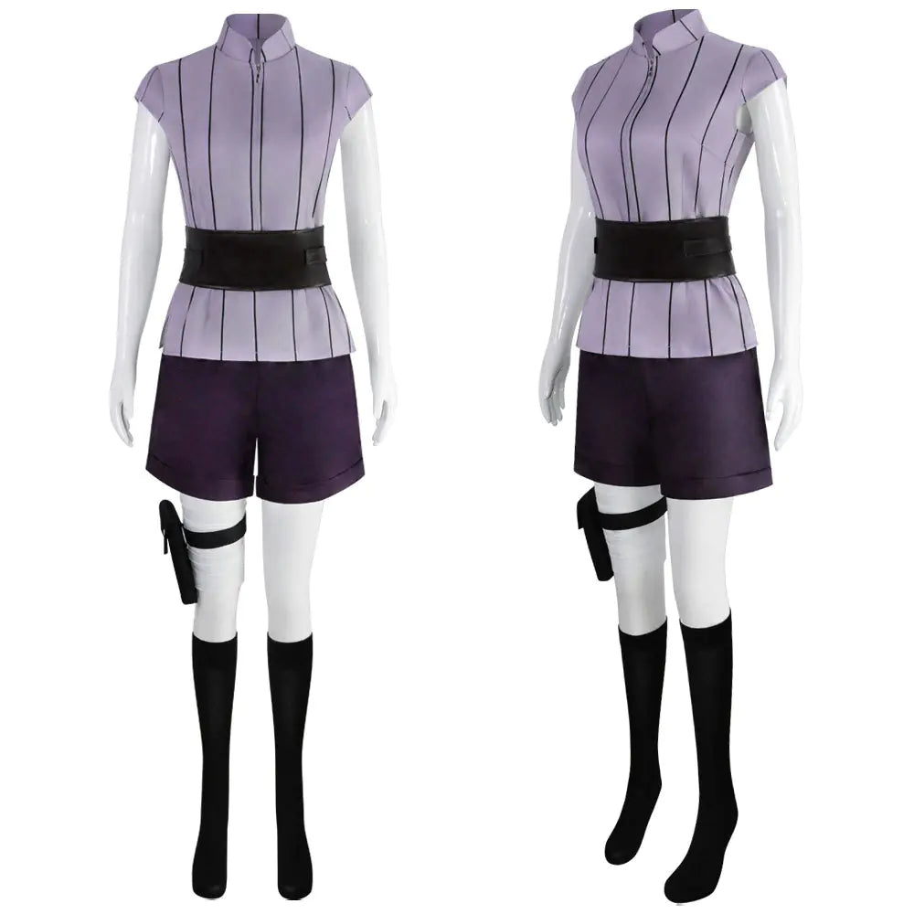 Halloween Anime Ninja Hinata Cosplay Costume Outfit