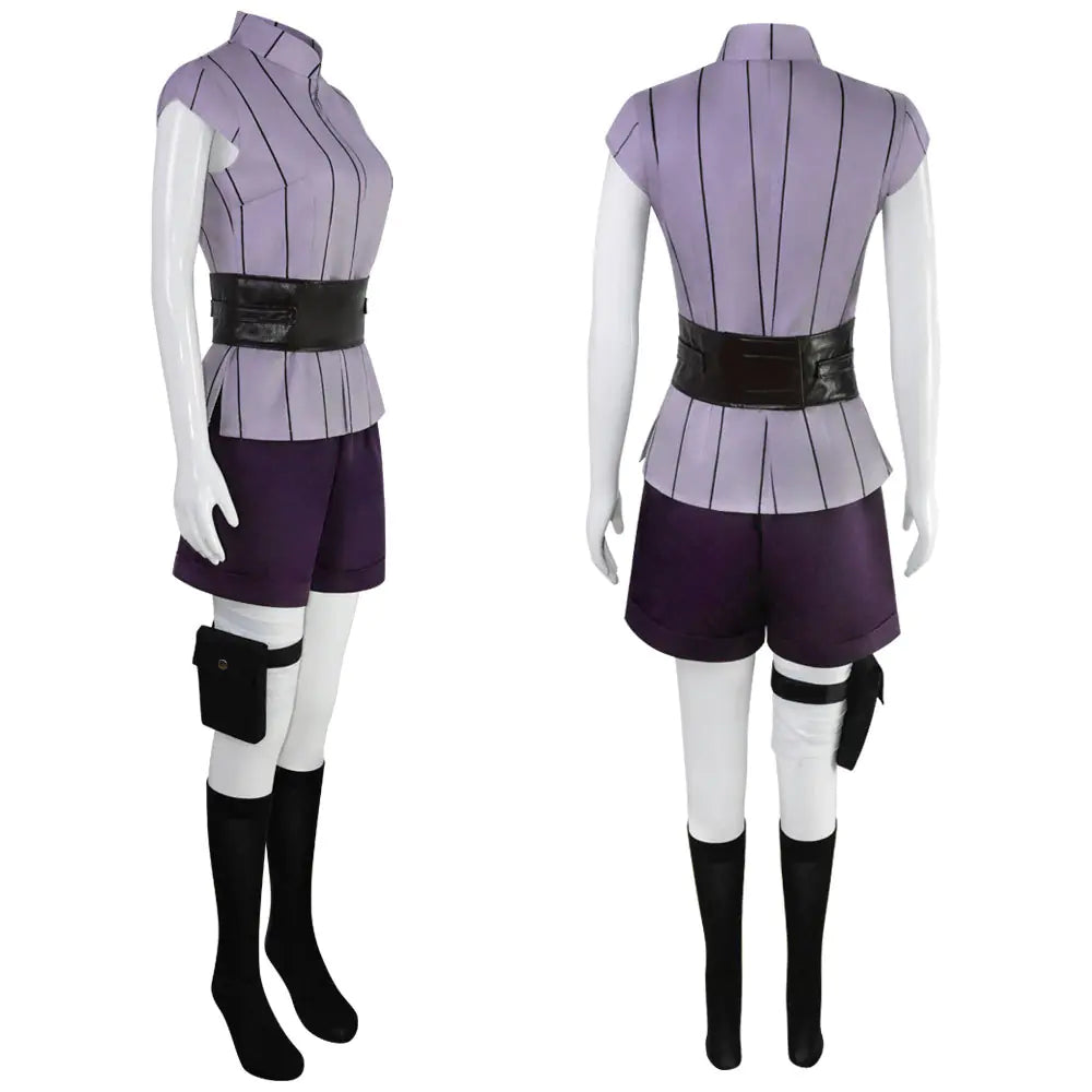 Halloween Anime Ninja Hinata Cosplay Costume Outfit
