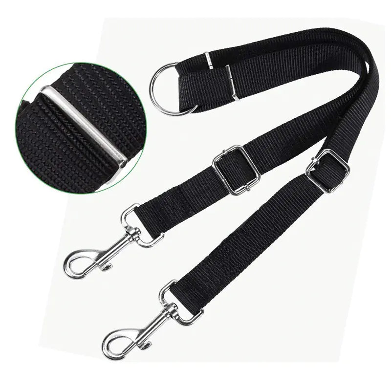 Multipurpose Dual Headed Dog Leash for Pets
