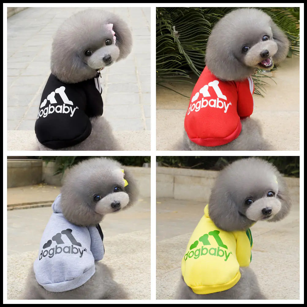DogBaby Autumn Winter Sports Hoodie for Pets
