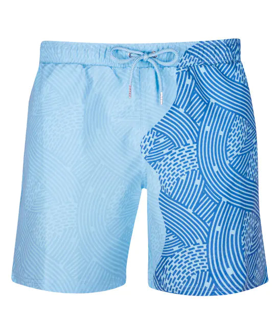 Men's Water-Activated Changing Swim Trunks