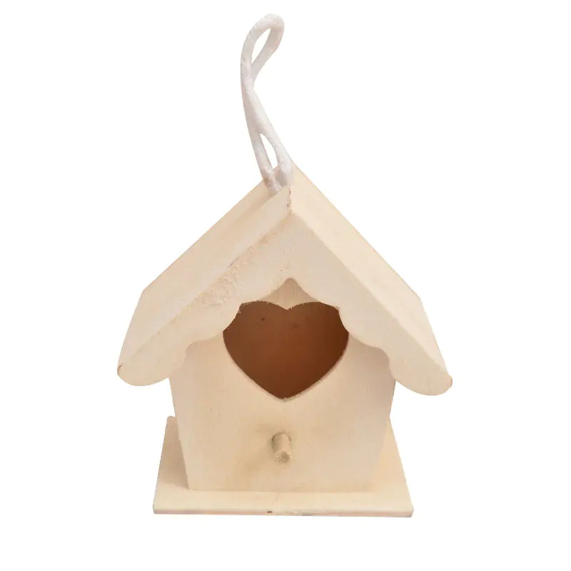Wooden Birdhouse Outdoor Hanging Nest for Pets