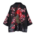 Anime Haori Cloak with Dragon Totem for Men