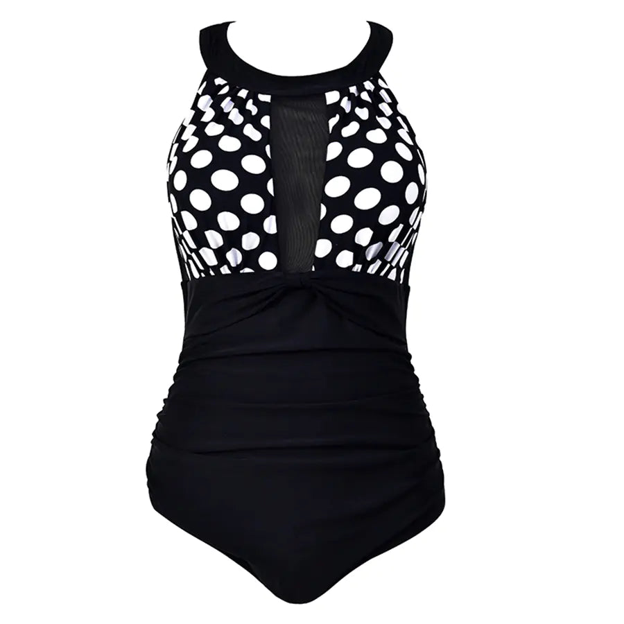Women's Plus Size One-Piece Swimsuit - Stylish Bikini