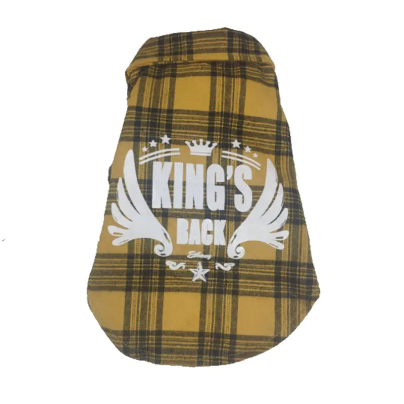 Pet Parent Matching Shirts with Yellow Wings Design