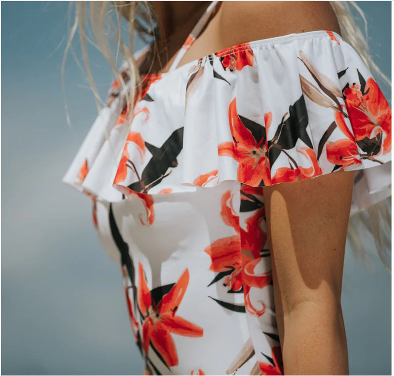 2020 New Cross-Border Floral Print Swimsuit Collection