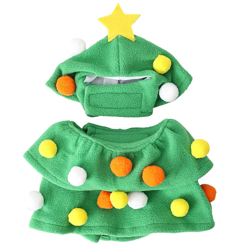 New Pet Christmas Tree Costumes for Dogs and Cats