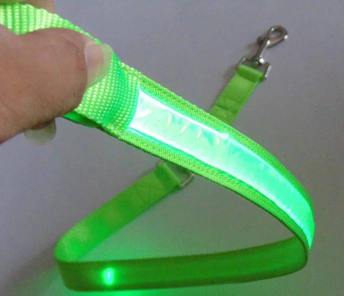 LED Reflective Harness with Leash for Pets