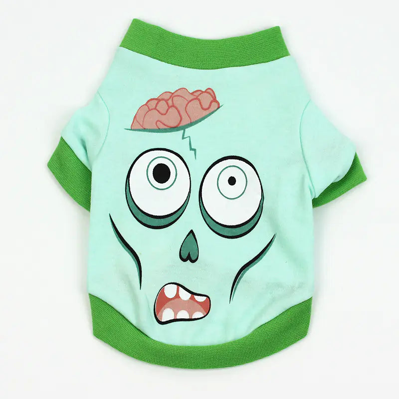 Cartoon Print T-Shirt for Dogs - Spring/Summer Costumes