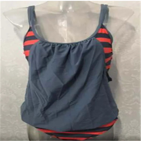 Women's Striped Two-Piece Swimsuit in Multiple Colors