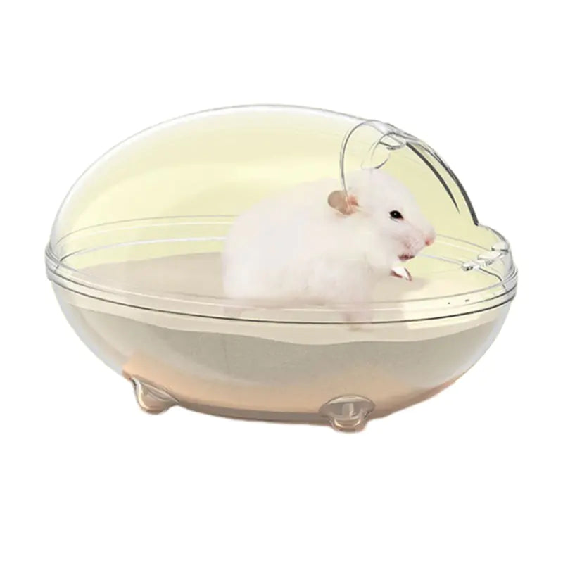 Hamster Bathing Sand for Small Pets - Splashproof Design